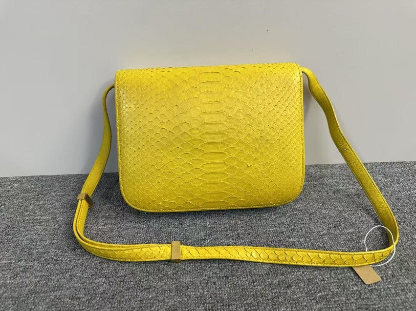 Luxury CELINE Yellow Box Bag - Shoulder Style