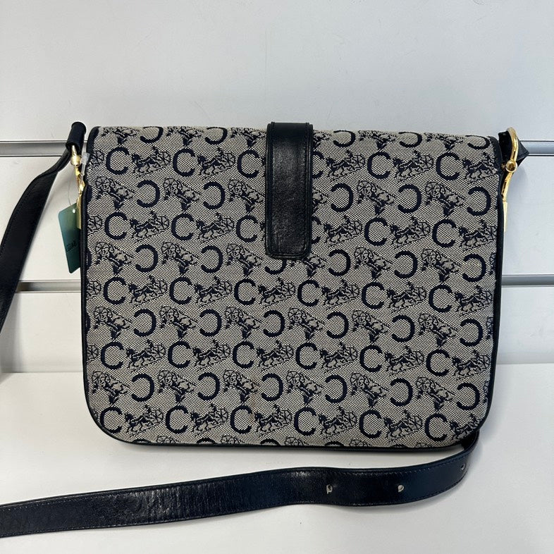 Luxury CELINE Crossbody Bag 2809 Black Canvas