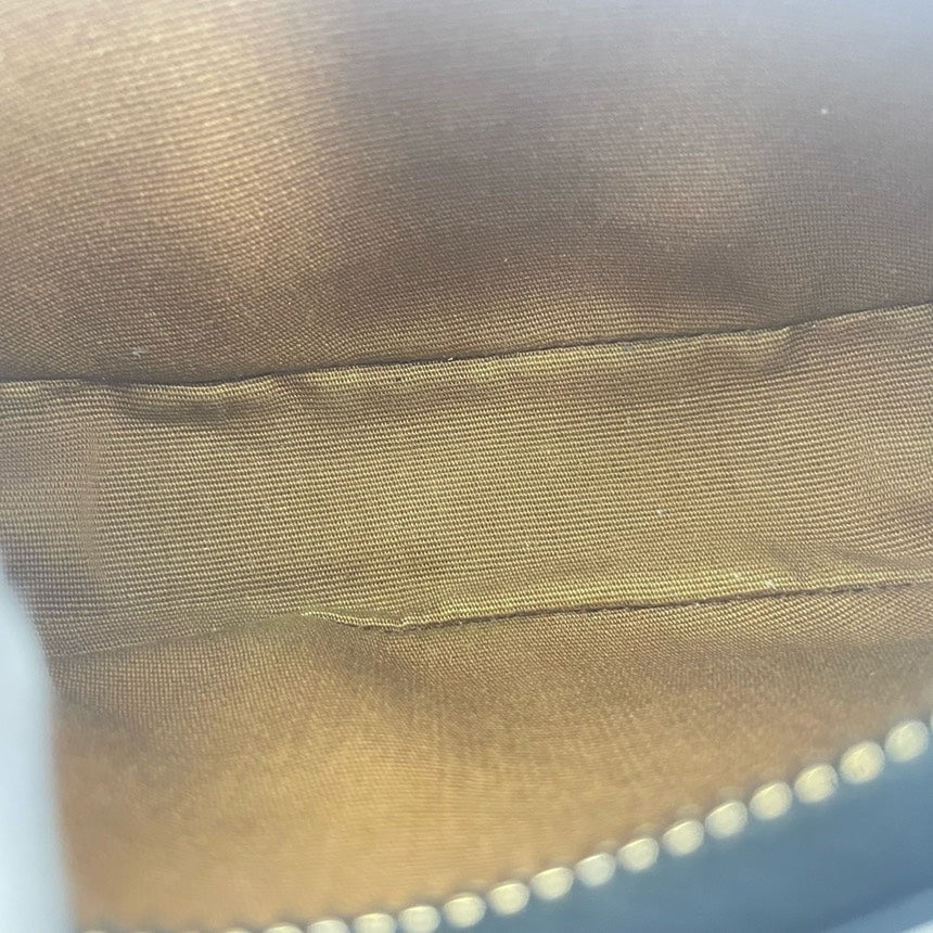 Luxury CELINE Ava Brown Canvas Shoulder Bag 12119232