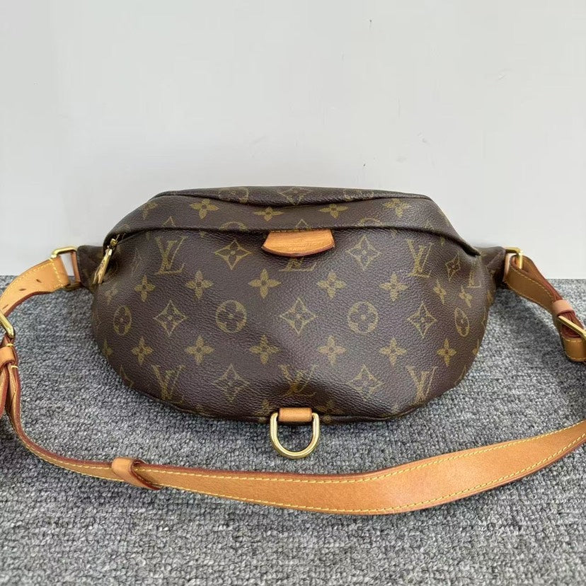 Louis Vuitton Monogram Brown Belt Bum Bag Waist Bag