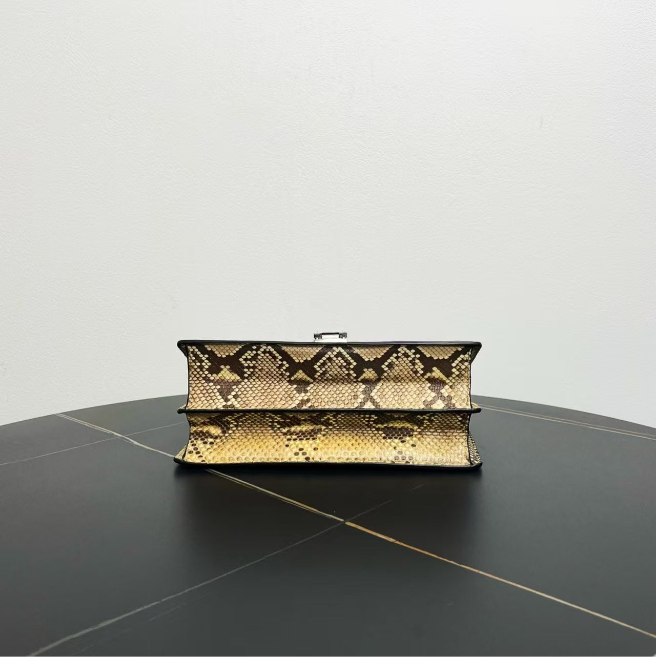 Luxury CELINE Black Leather Shoulder Bag