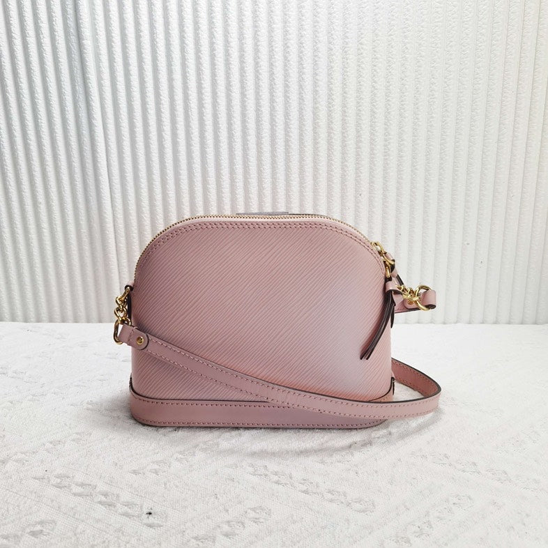 Louis Vuitton Alma BB Pink Leather Mini Bag 12402325
