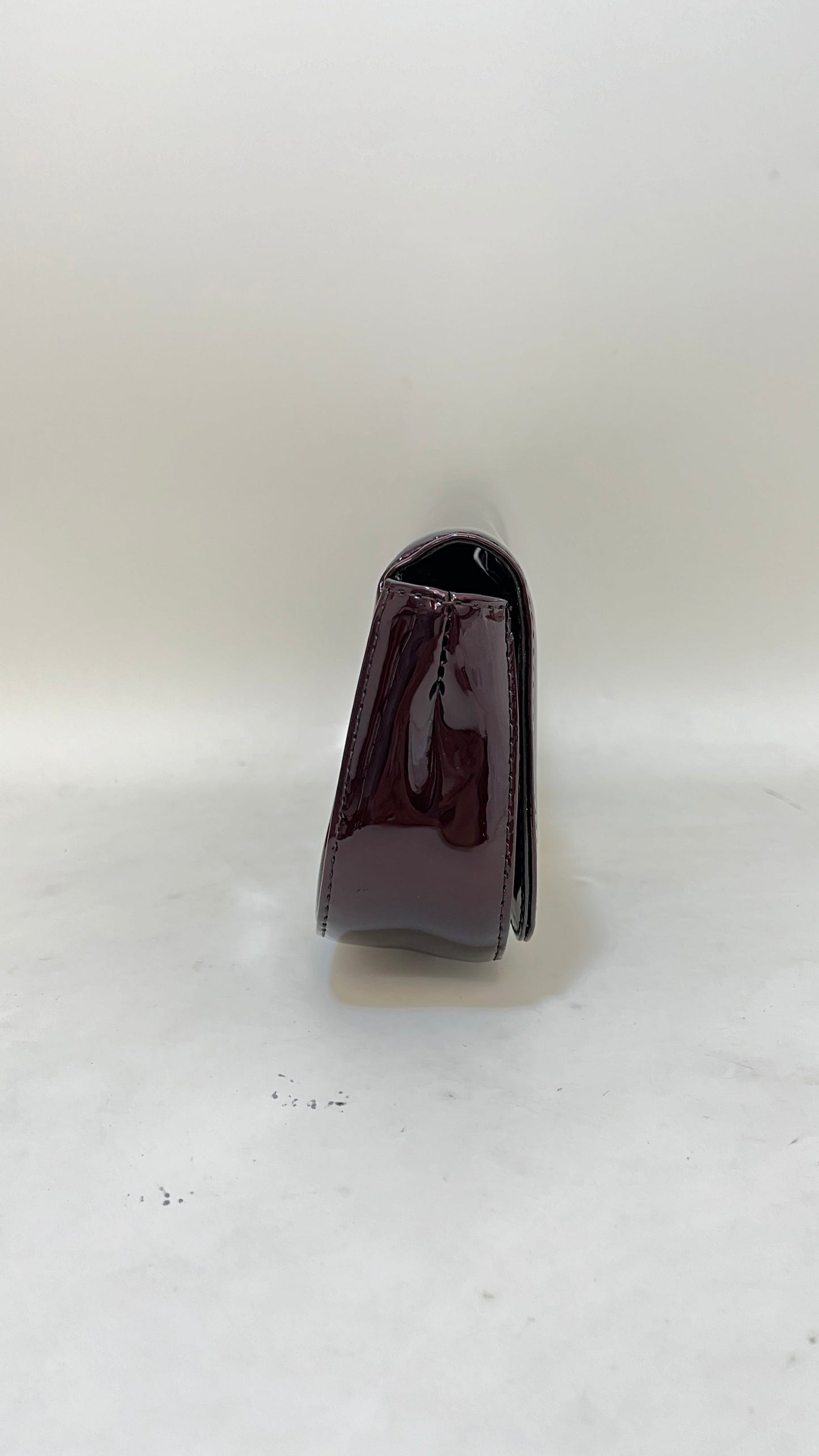 Louis Vuitton LV Clutch Bag Burgundy Leather
