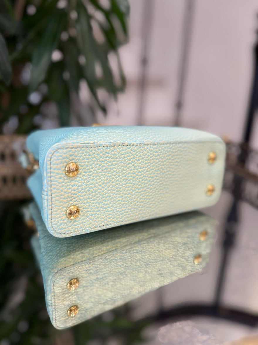 LV Louis Vuitton Capucines Bag 20cm microchip