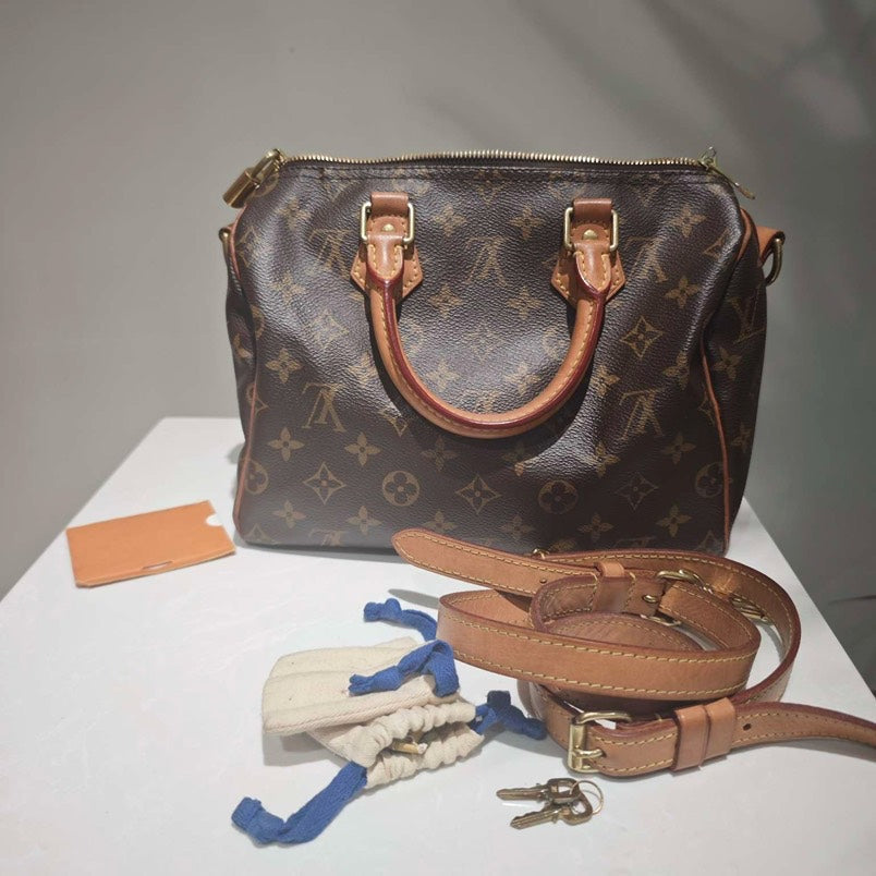 Louis Vuitton Monogram Canvas Brown Top Handle Bag