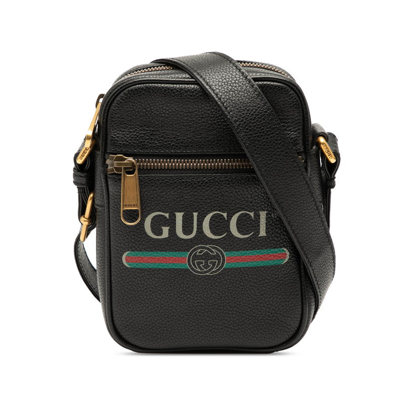 Gucci Sheline Line Leather Shoulder Bag