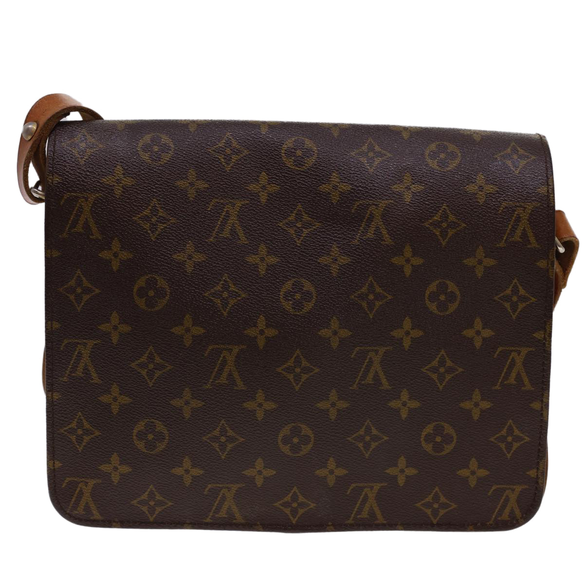 LOUIS VUITTON Monogram Cartouchiere GM Shoulder Bag M51252 rd4696