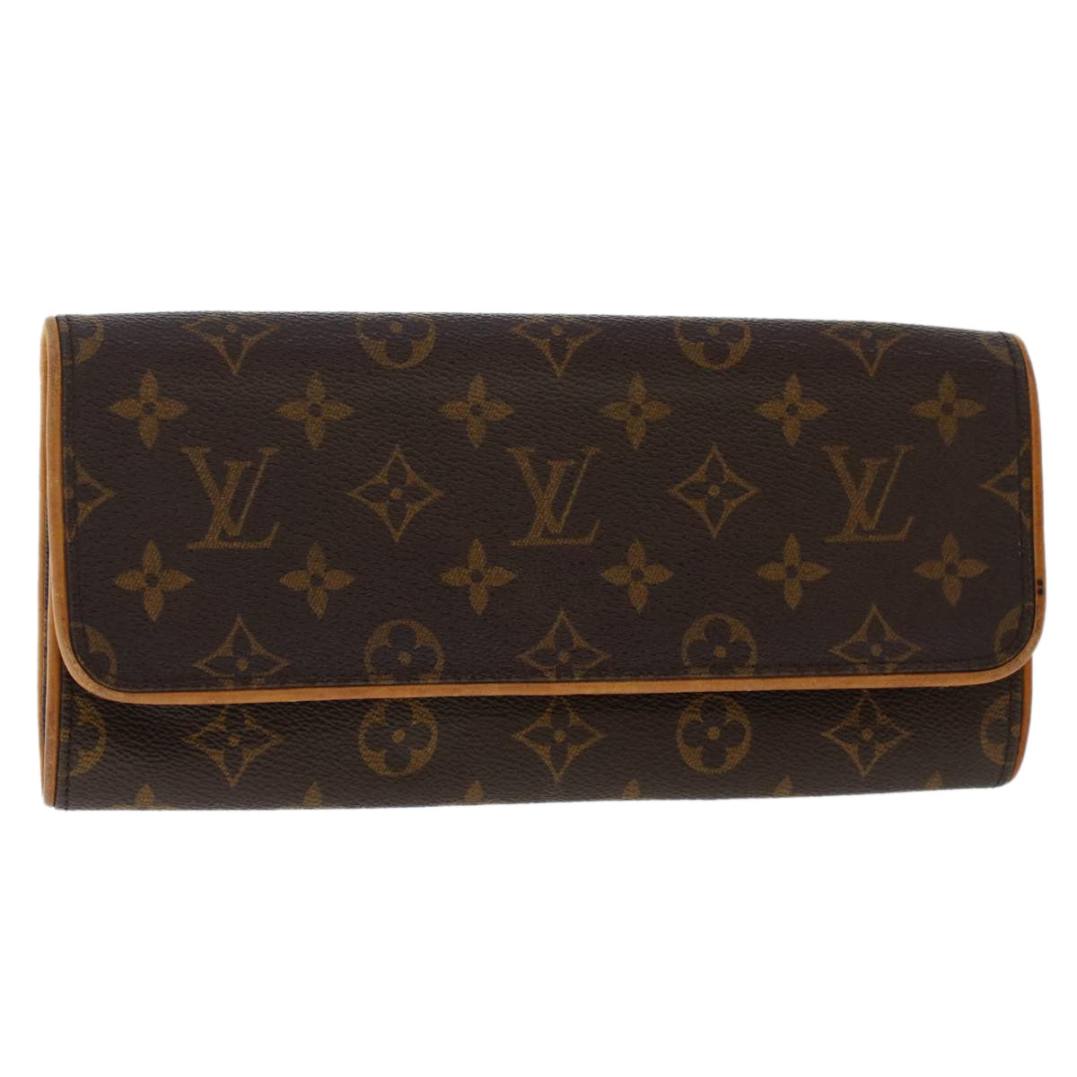 LOUIS VUITTON Monogram Pochette Twin GM Shoulder Bag LV Auth rd5619