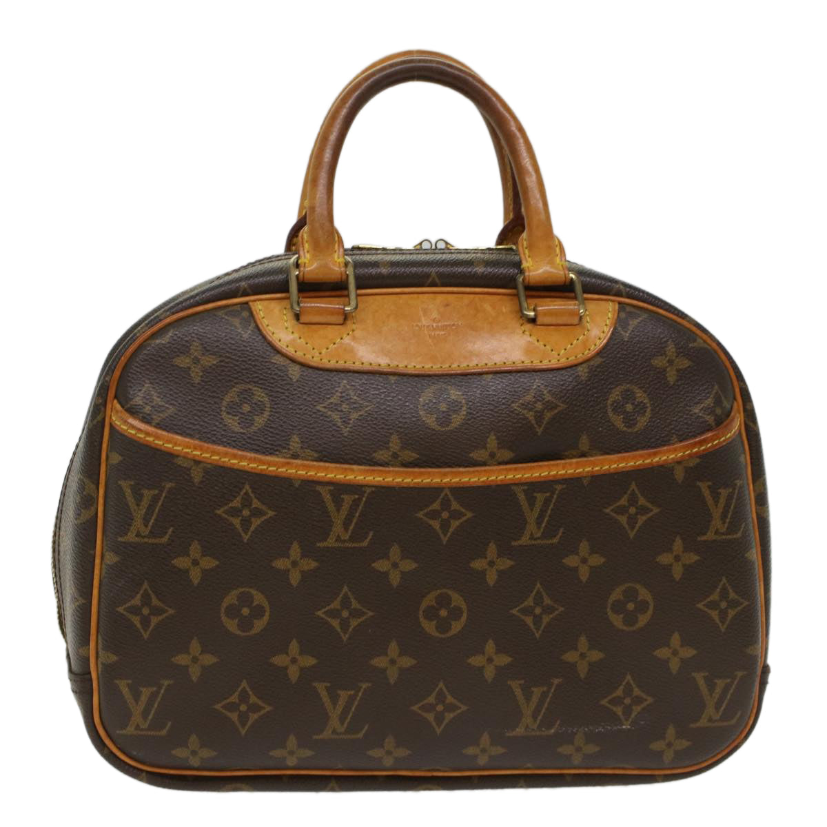 LOUIS VUITTON Monogram Trouville Hand Bag LV Auth rd5640