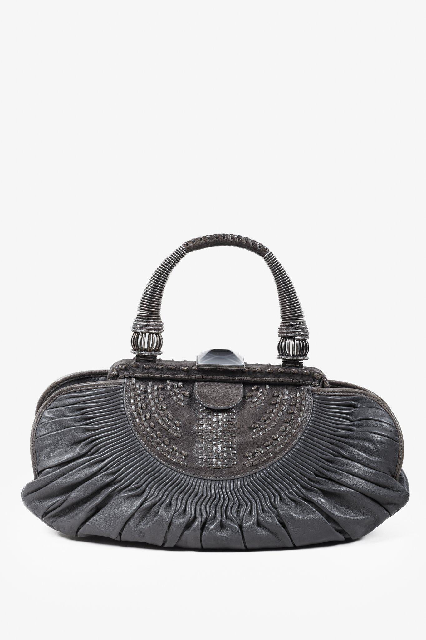 Dior Lou Nylon Leather Mini Shoulder Bag