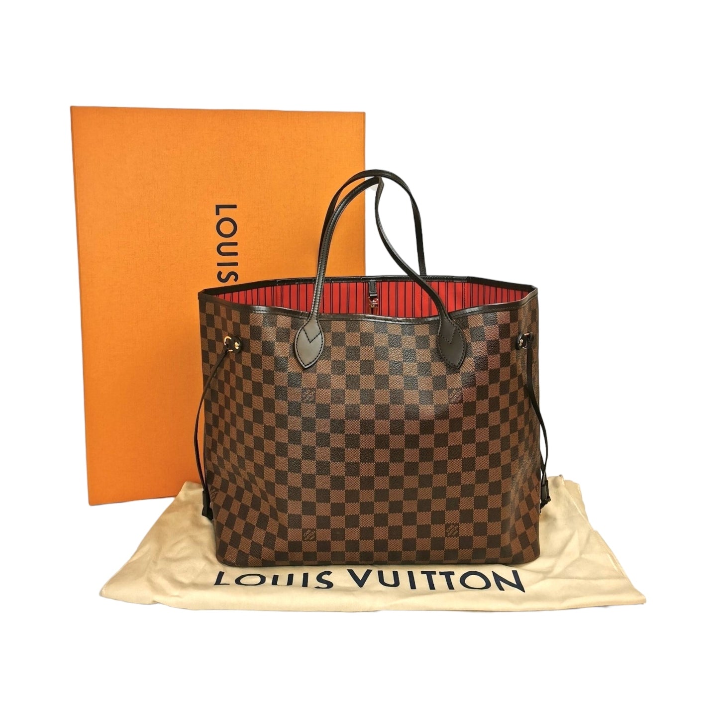 Louis Vuitton Neverfull GM Damier Ebene Canvas Tote