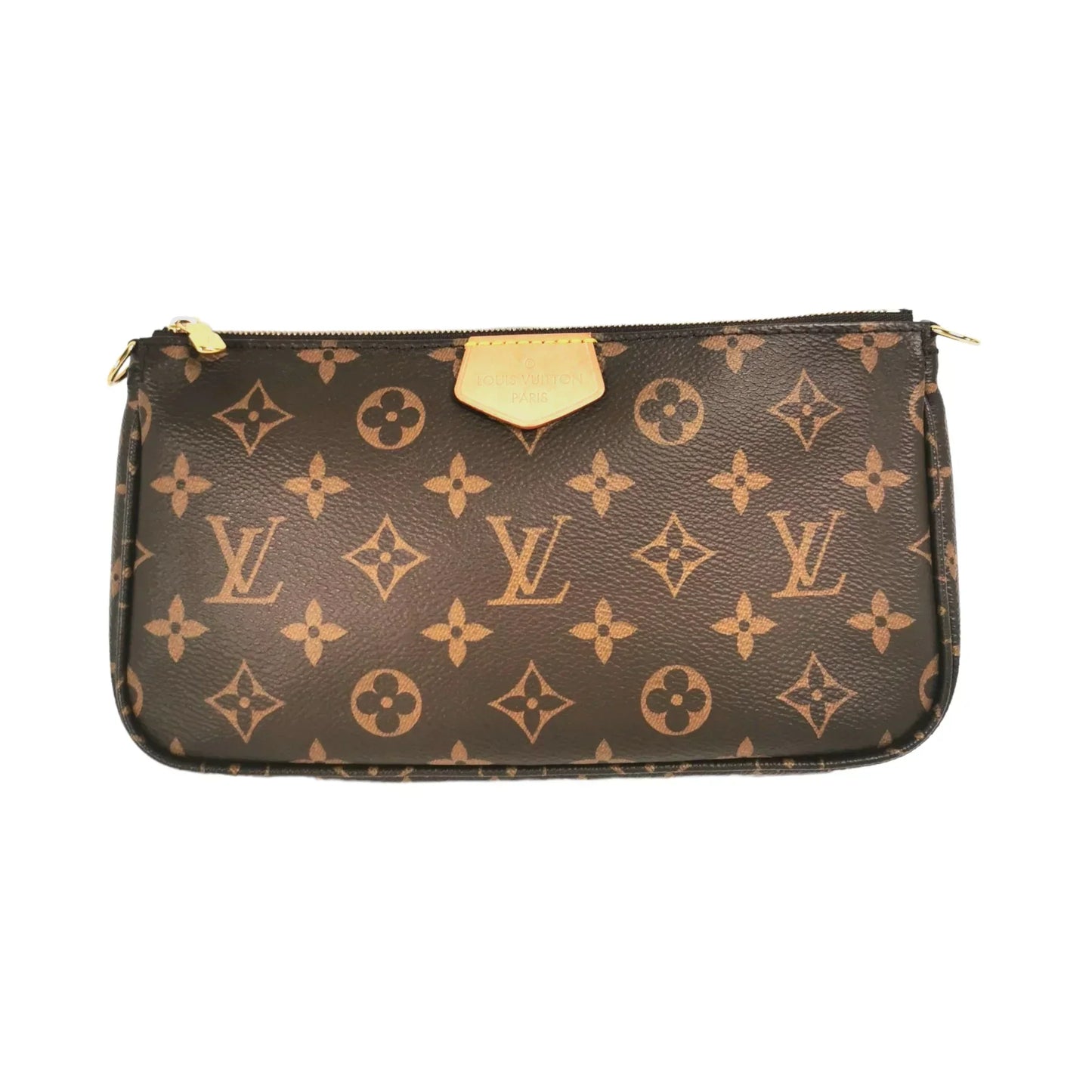 Louis Vuitton Multi-Pochette Accessoires Monogram Canvas Pink Strap Clutch