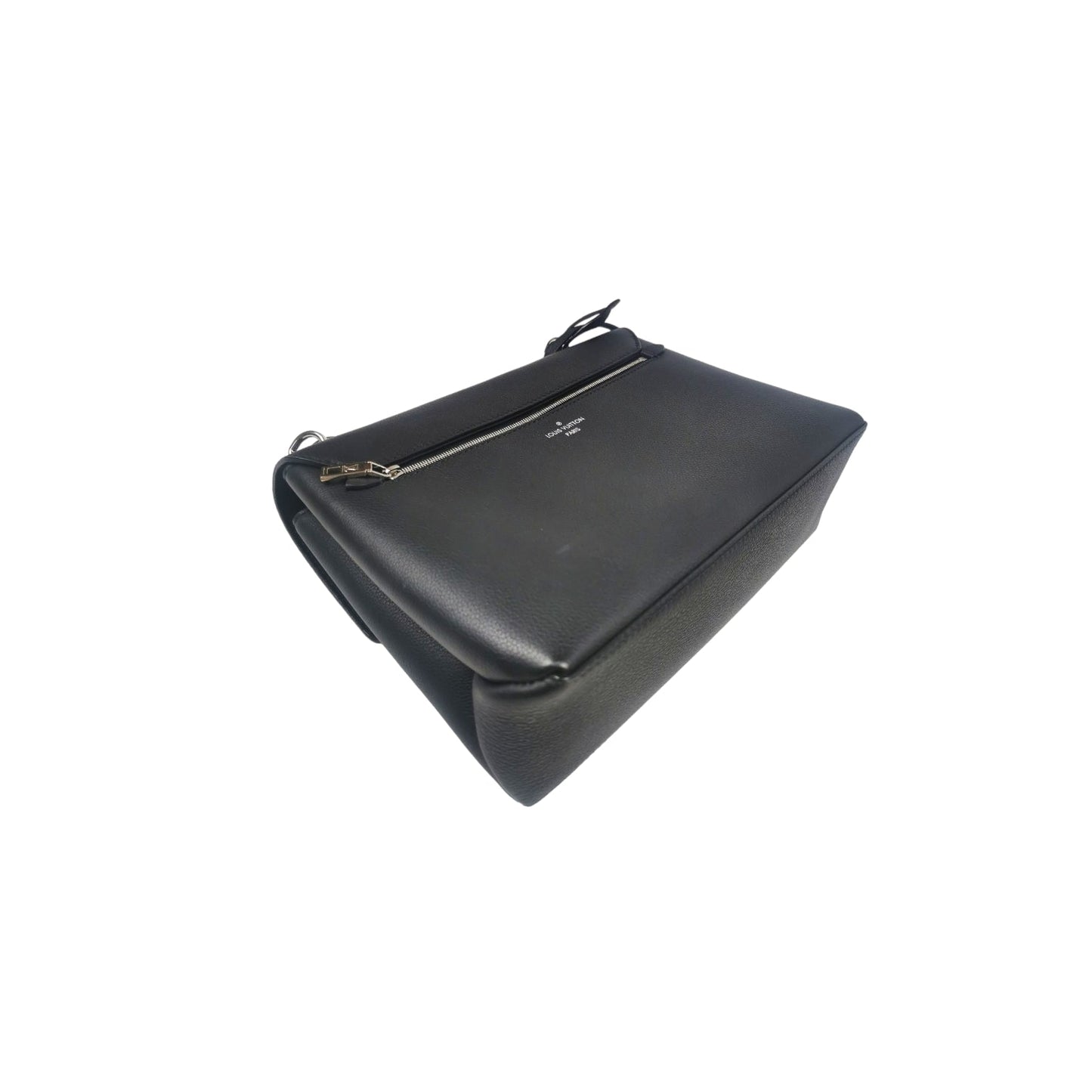 Louis Vuitton Mylockme Top Handle Black Taurillon Handbag