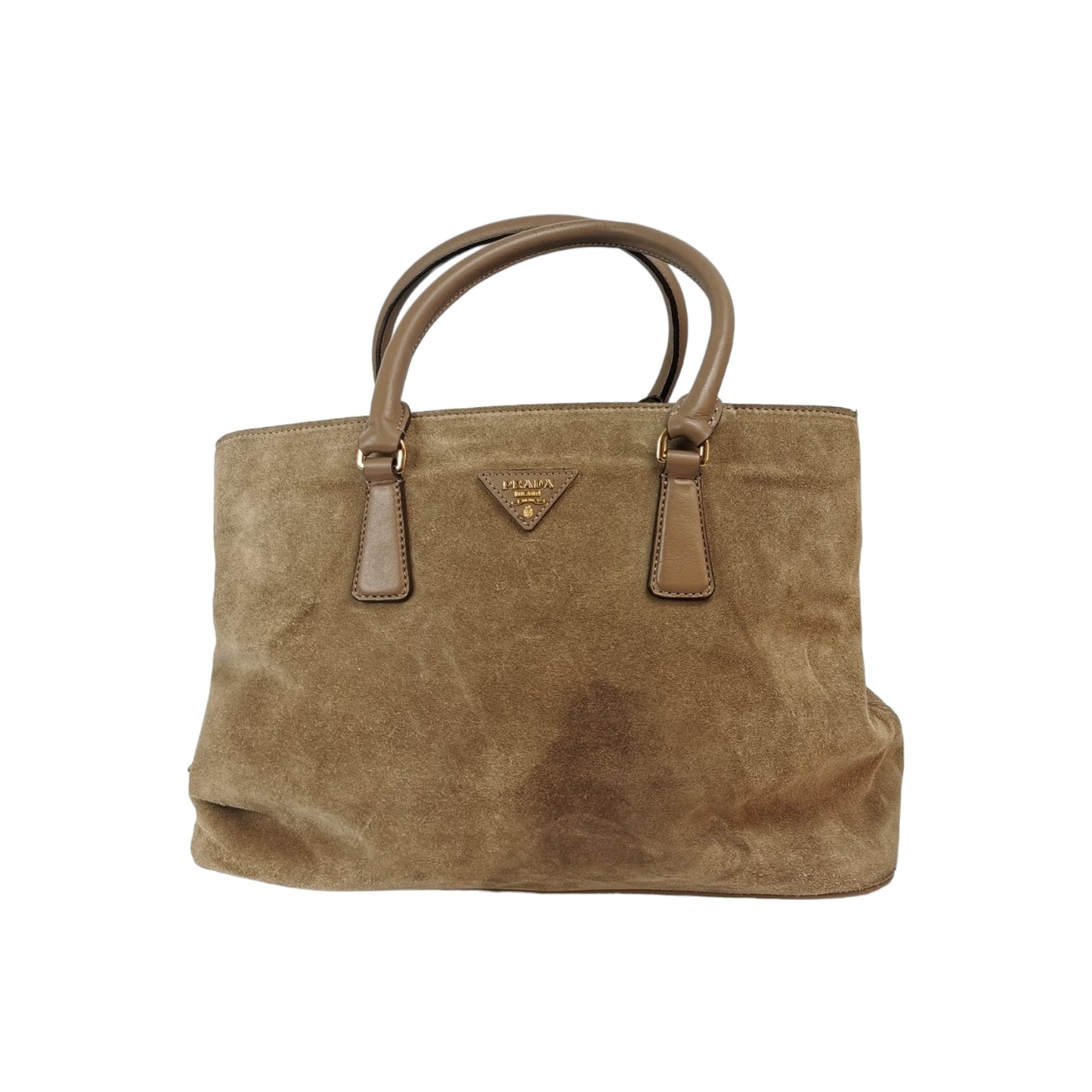 Prada Tote bag Brown Suede