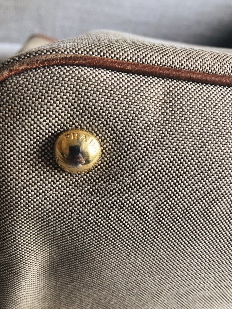 Prada Canvas Tote