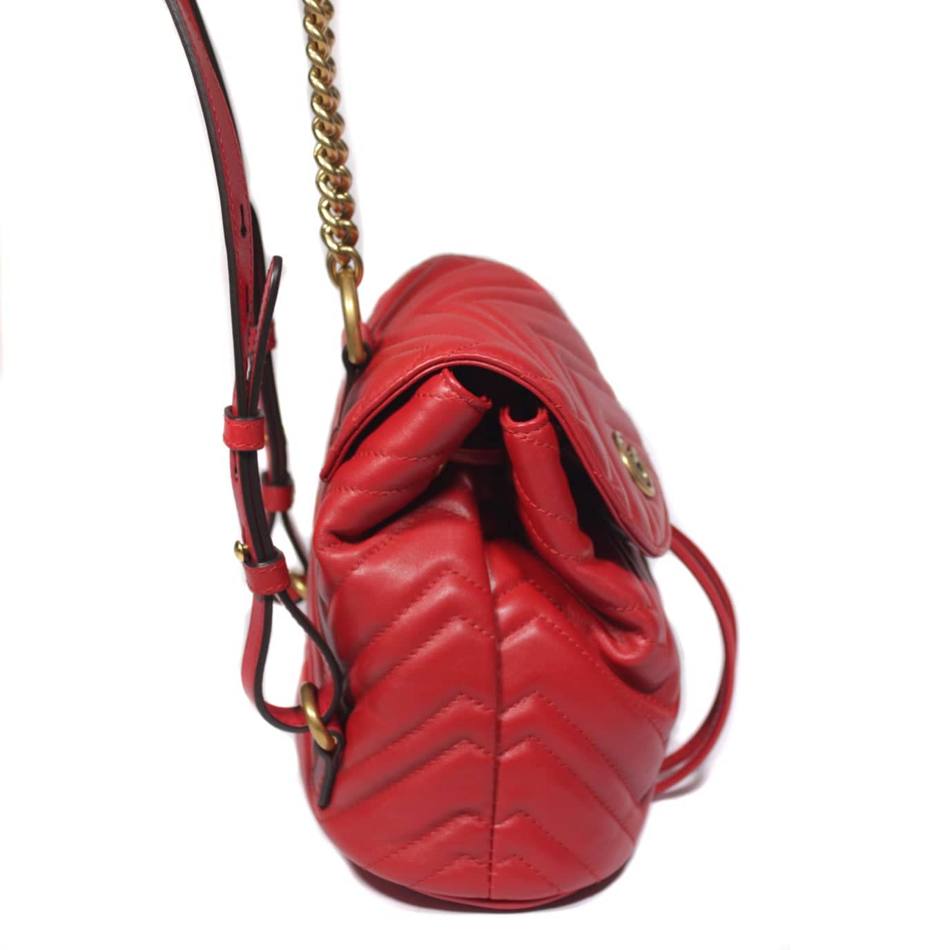 Gucci GG Marmont Red Backpack