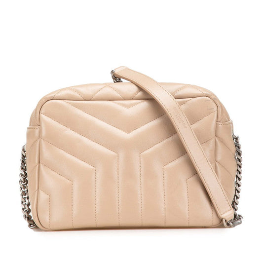 Saint Laurent Loulou Bowling Leather Shoulder Bag