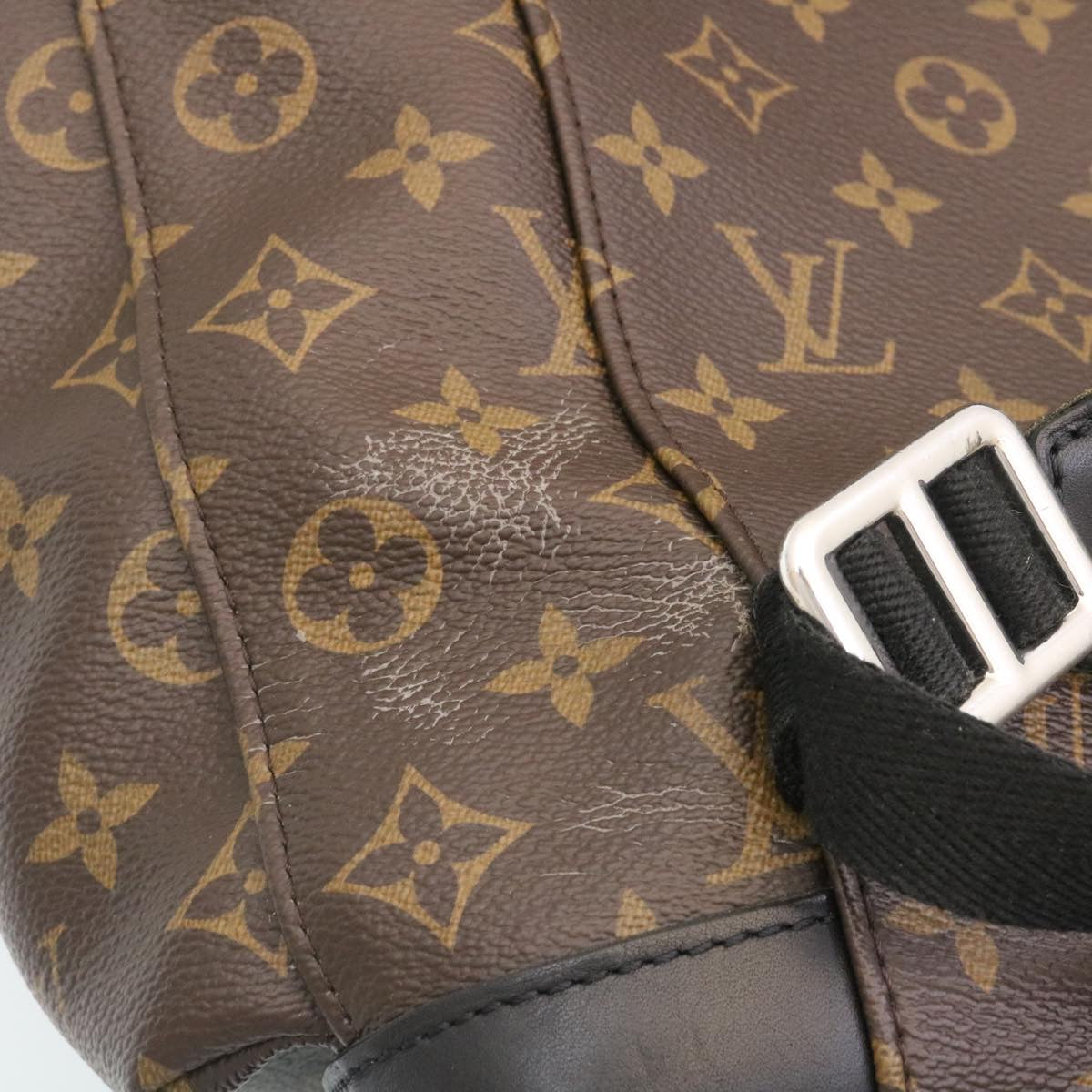 LOUIS VUITTON Monogram Macassar Christopher PM Backpack LV rz083A