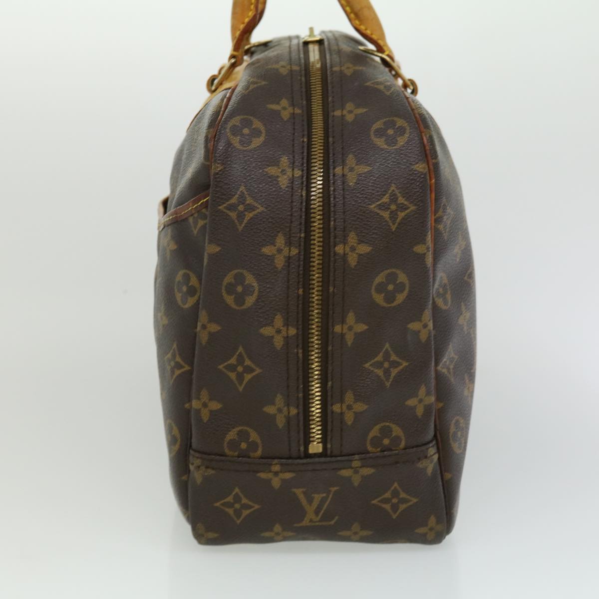 LOUIS VUITTON Monogram Deauville Hand Bag LV Auth rz519