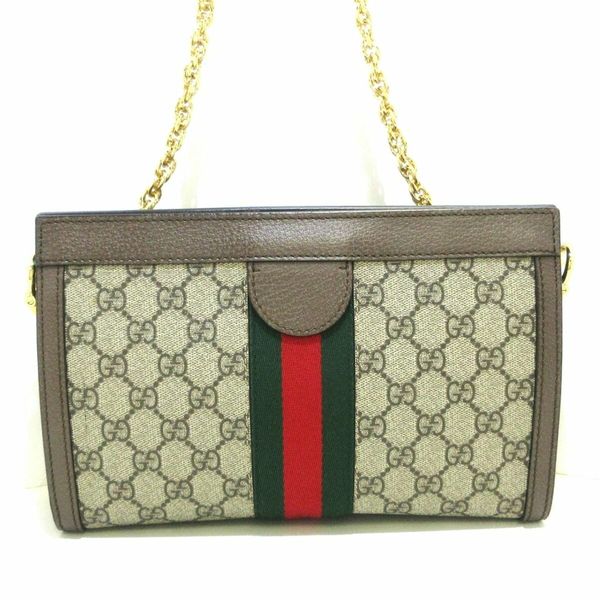 Gucci Chain Leather Shoulder Bag
