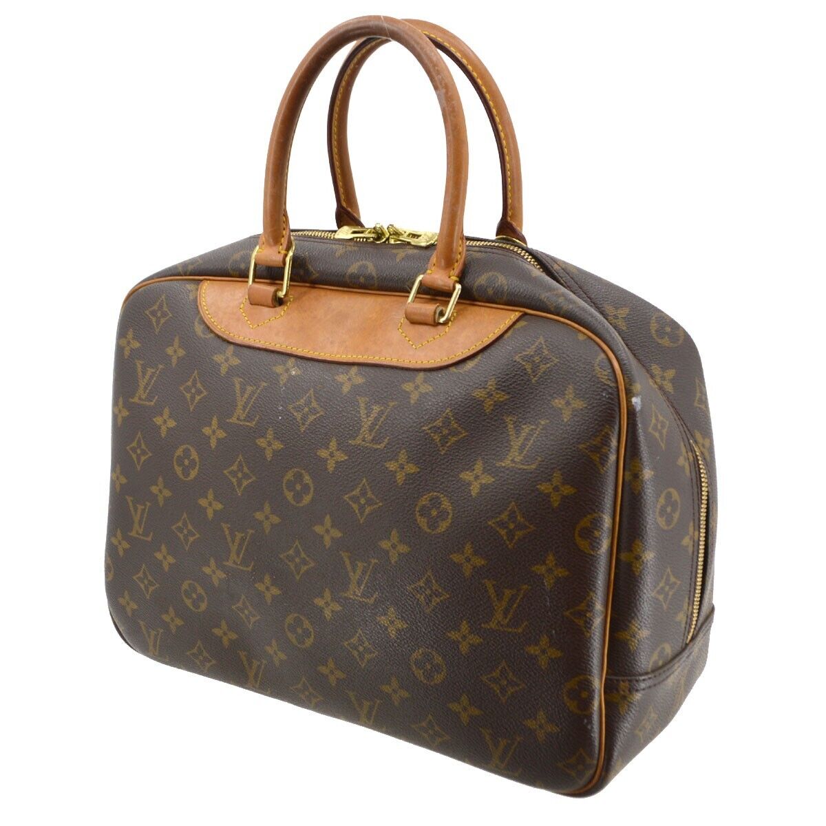 Louis Vuitton Handbag Deauville Monogram Brown