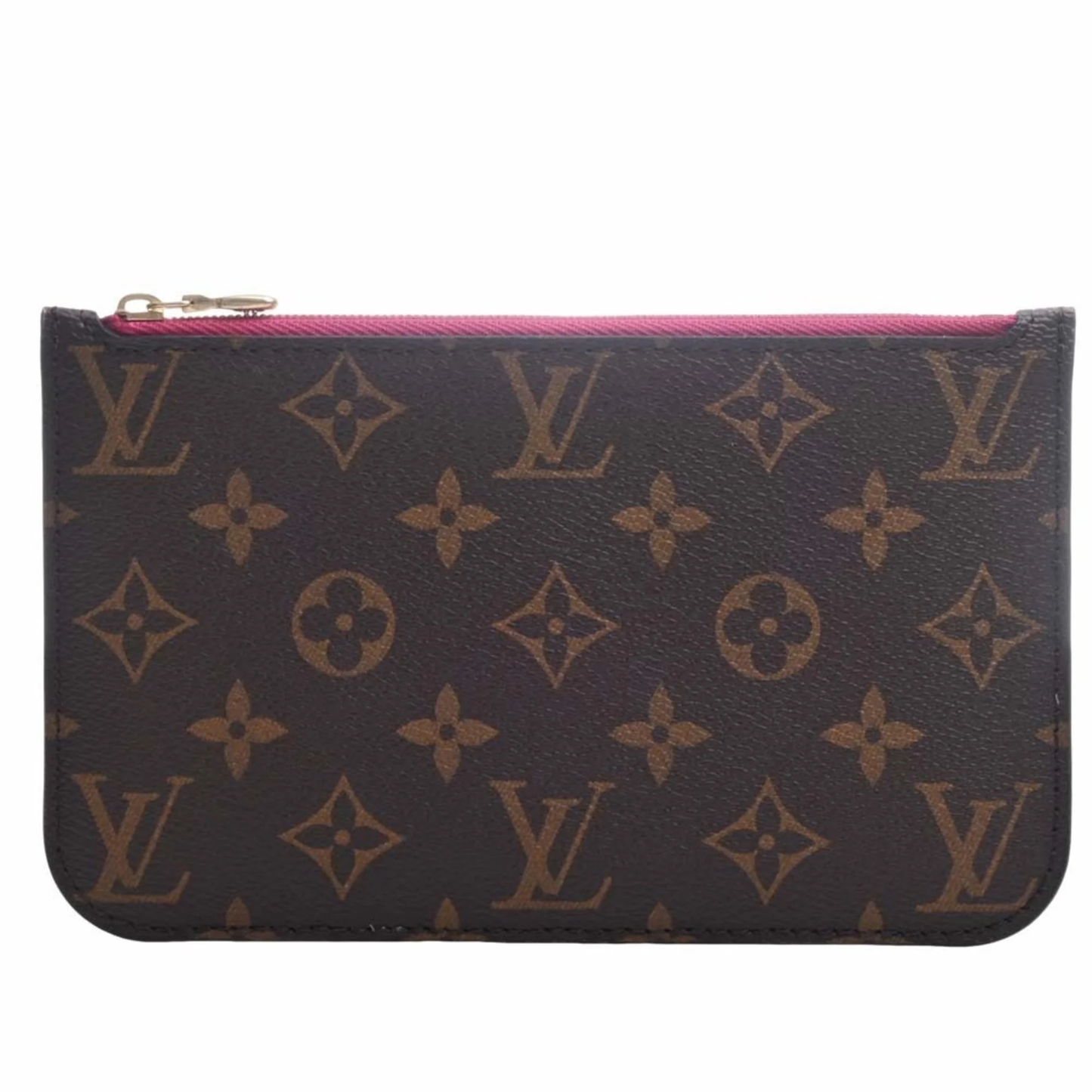 Louis Vuitton Monogram MM Neverful Pouch Pink Clutch