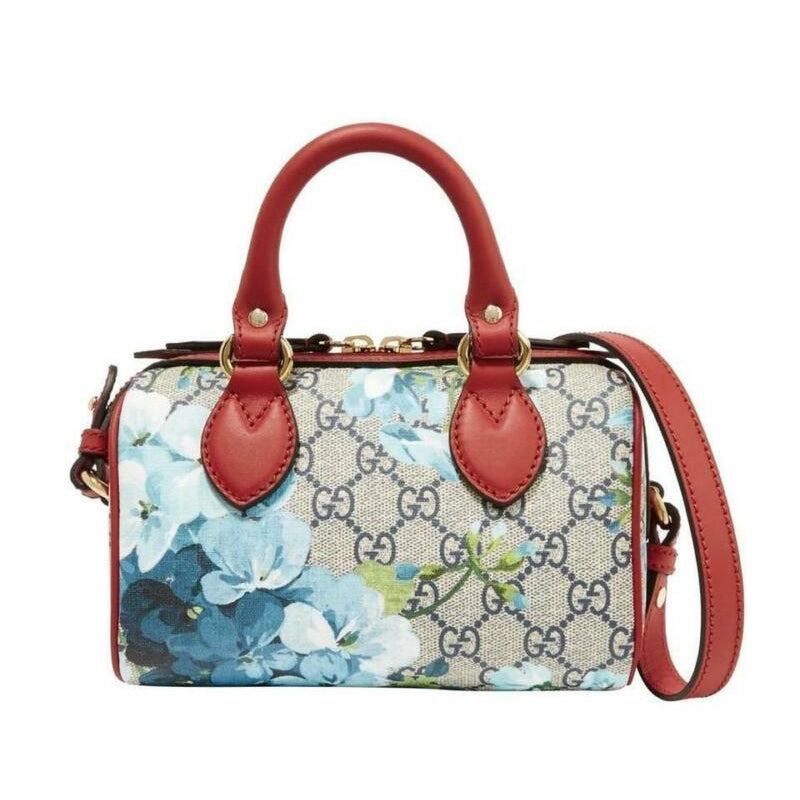 Gucci Leather Canvas Shoulder Bag