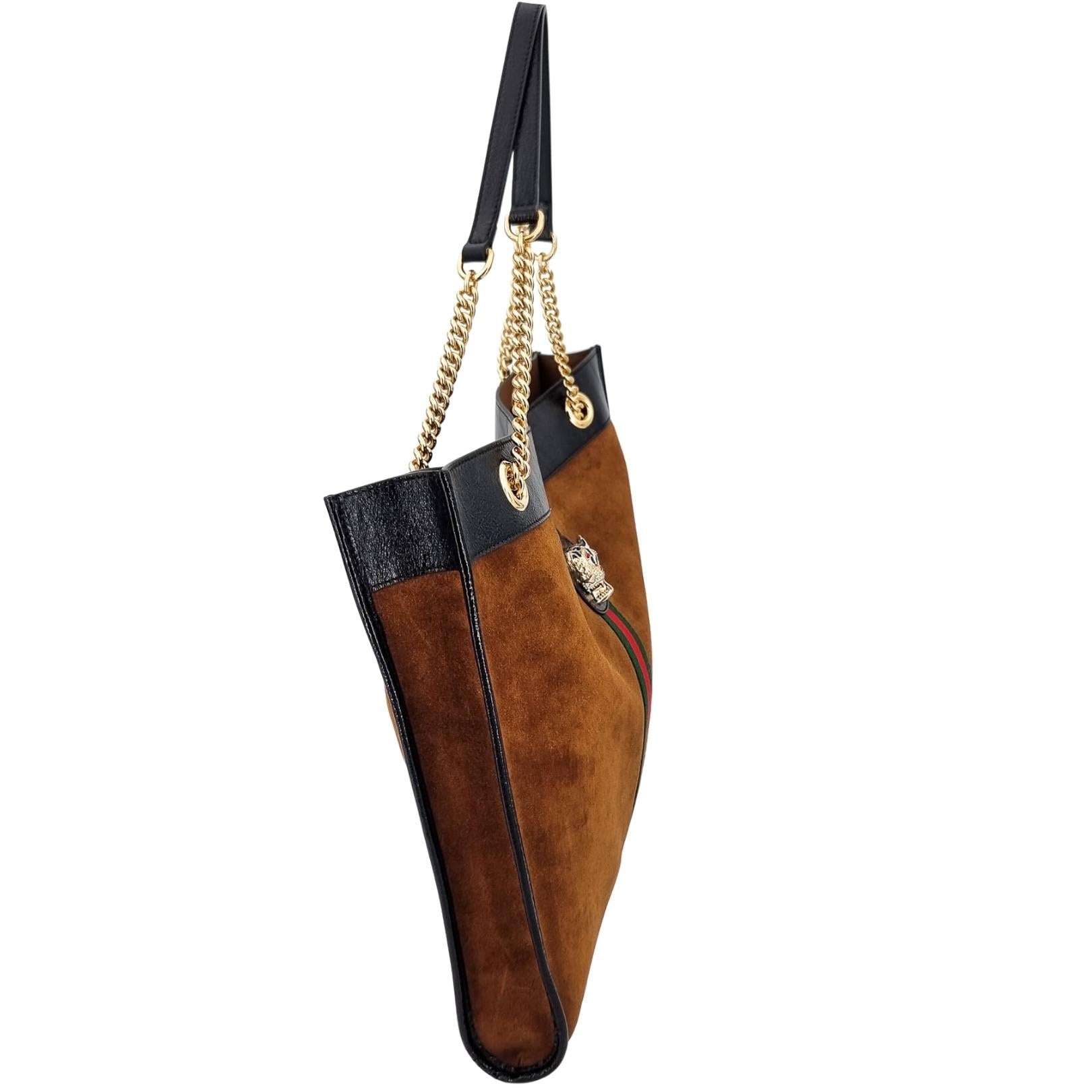 Gucci Brown Suede Tote