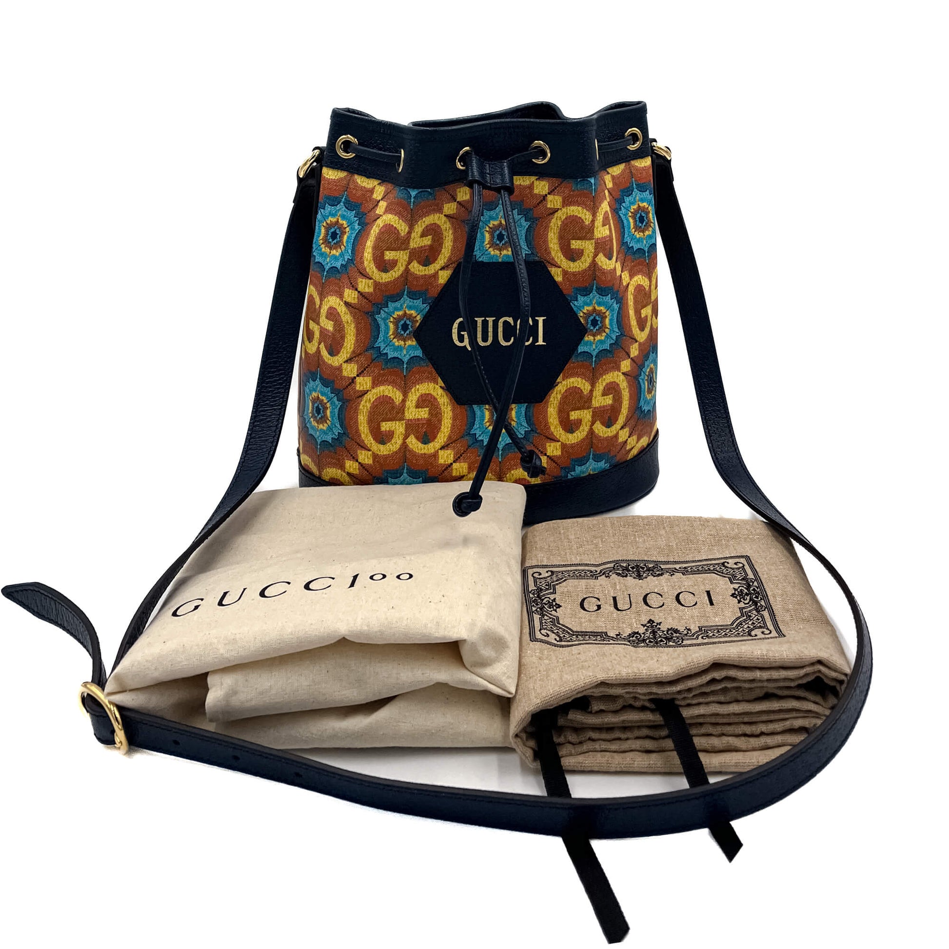 Gucci Leather Canvas Crossbody
