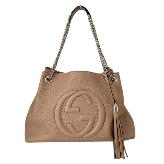 Gucci Chain Leather Tote