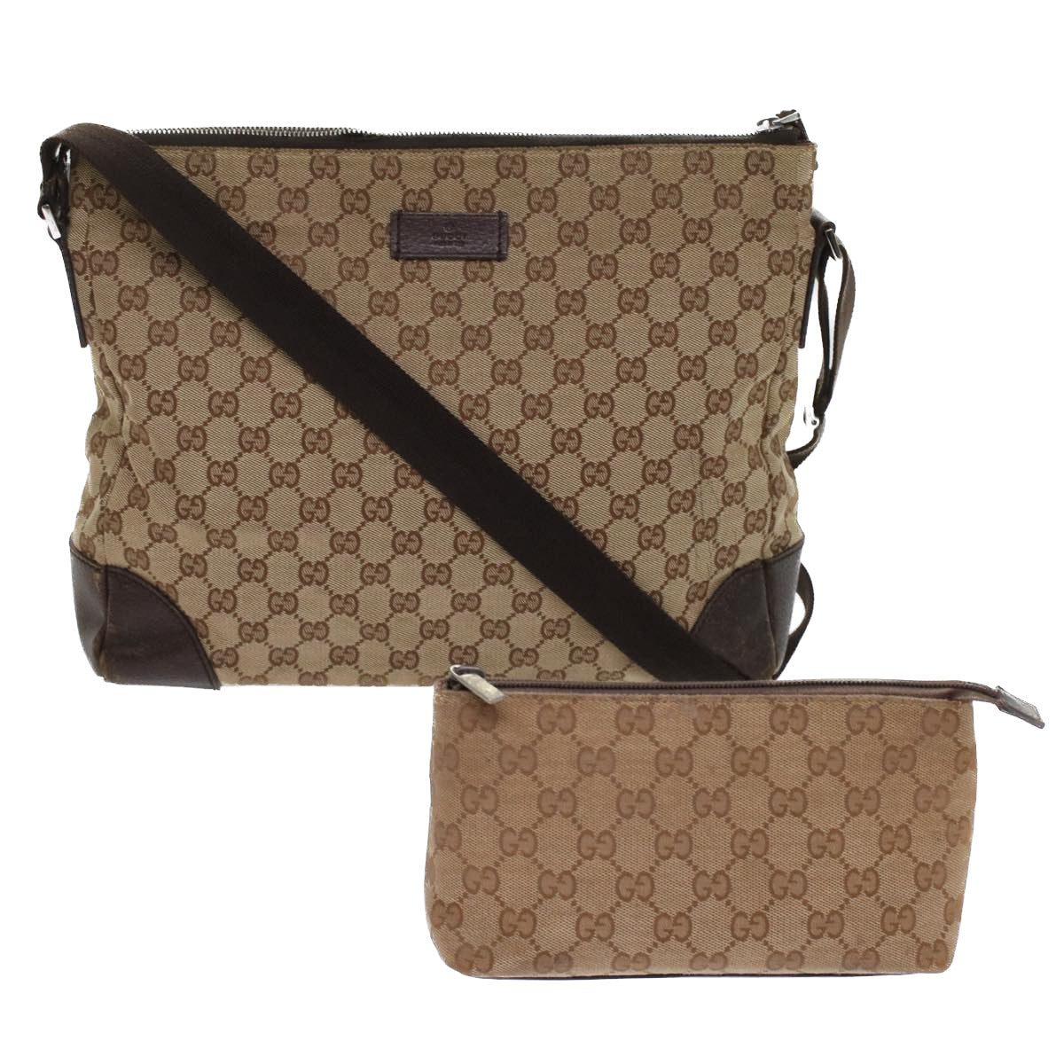Gucci Canvas Shoulder Bag