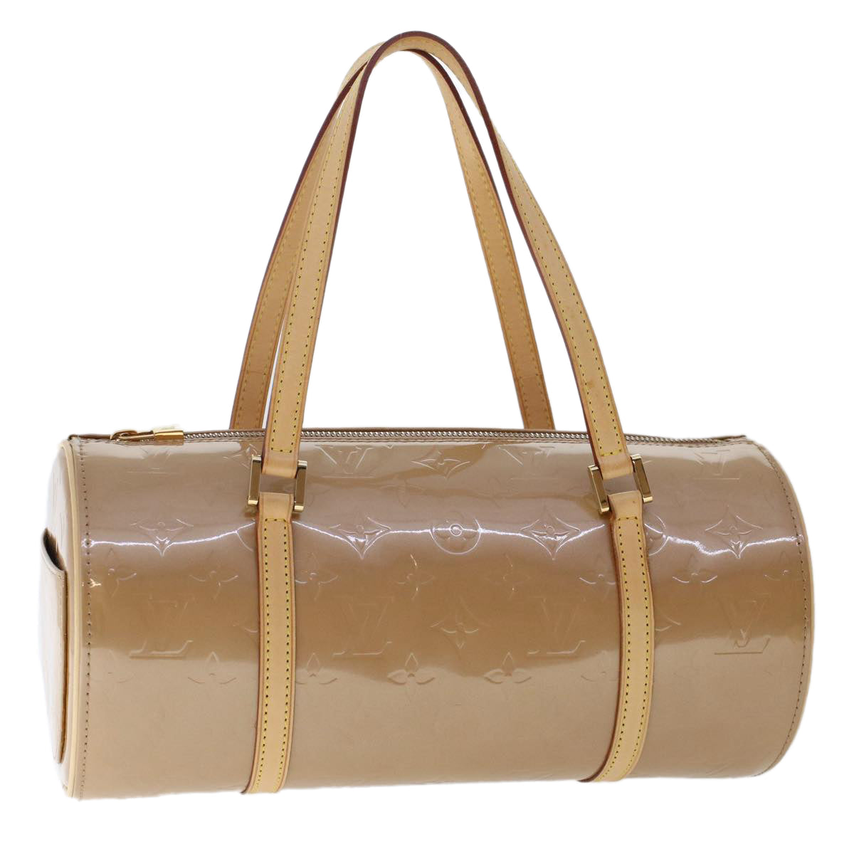 LOUIS VUITTON Monogram Vernis Bedford Hand Bag Noisette LV Auth tb800