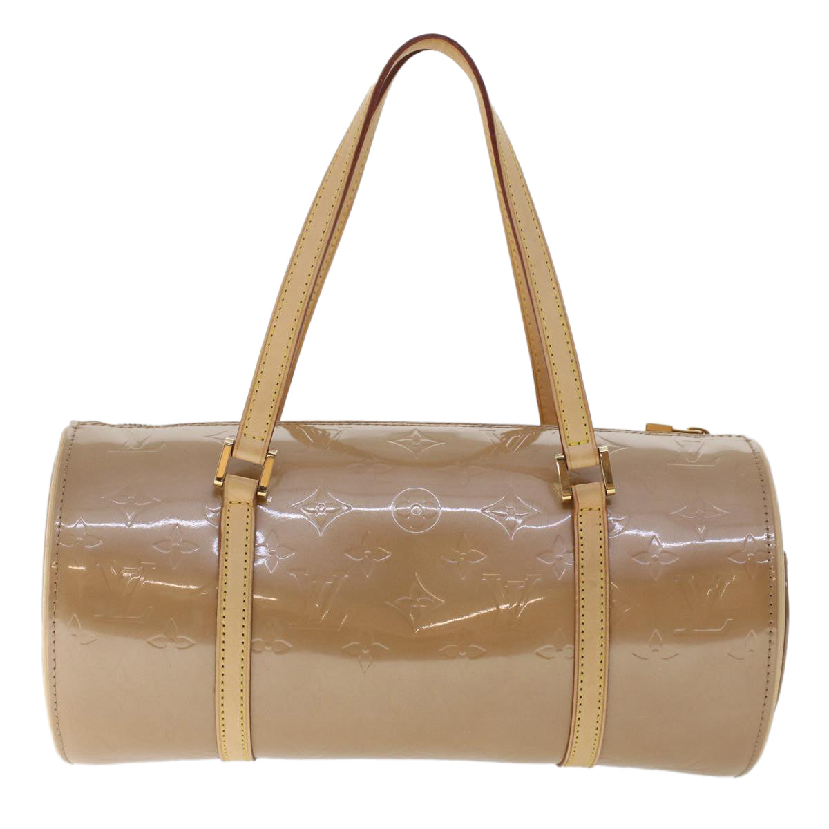 LOUIS VUITTON Monogram Vernis Bedford Hand Bag Noisette LV Auth tb800