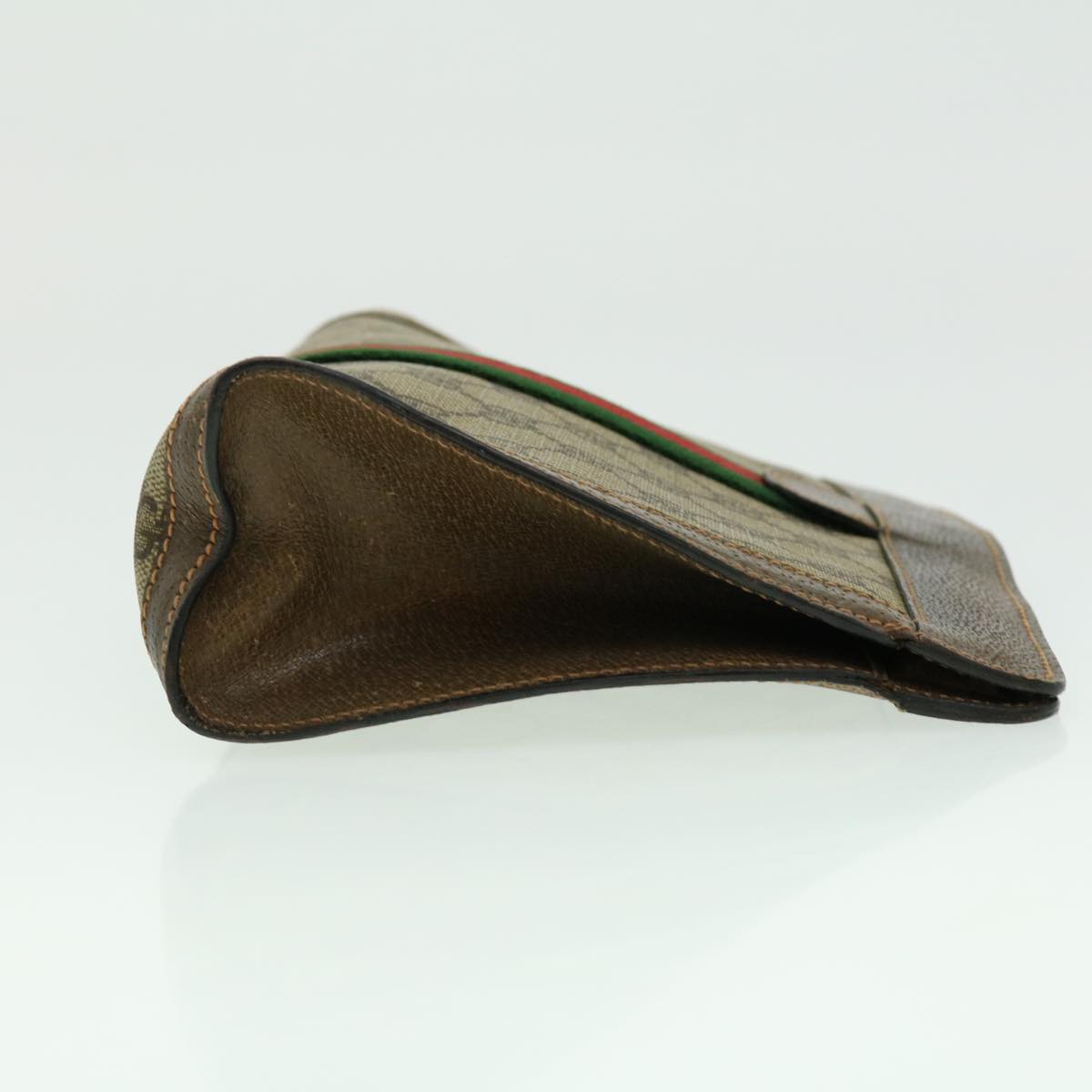 Gucci Leather Canvas Shoulder Bag