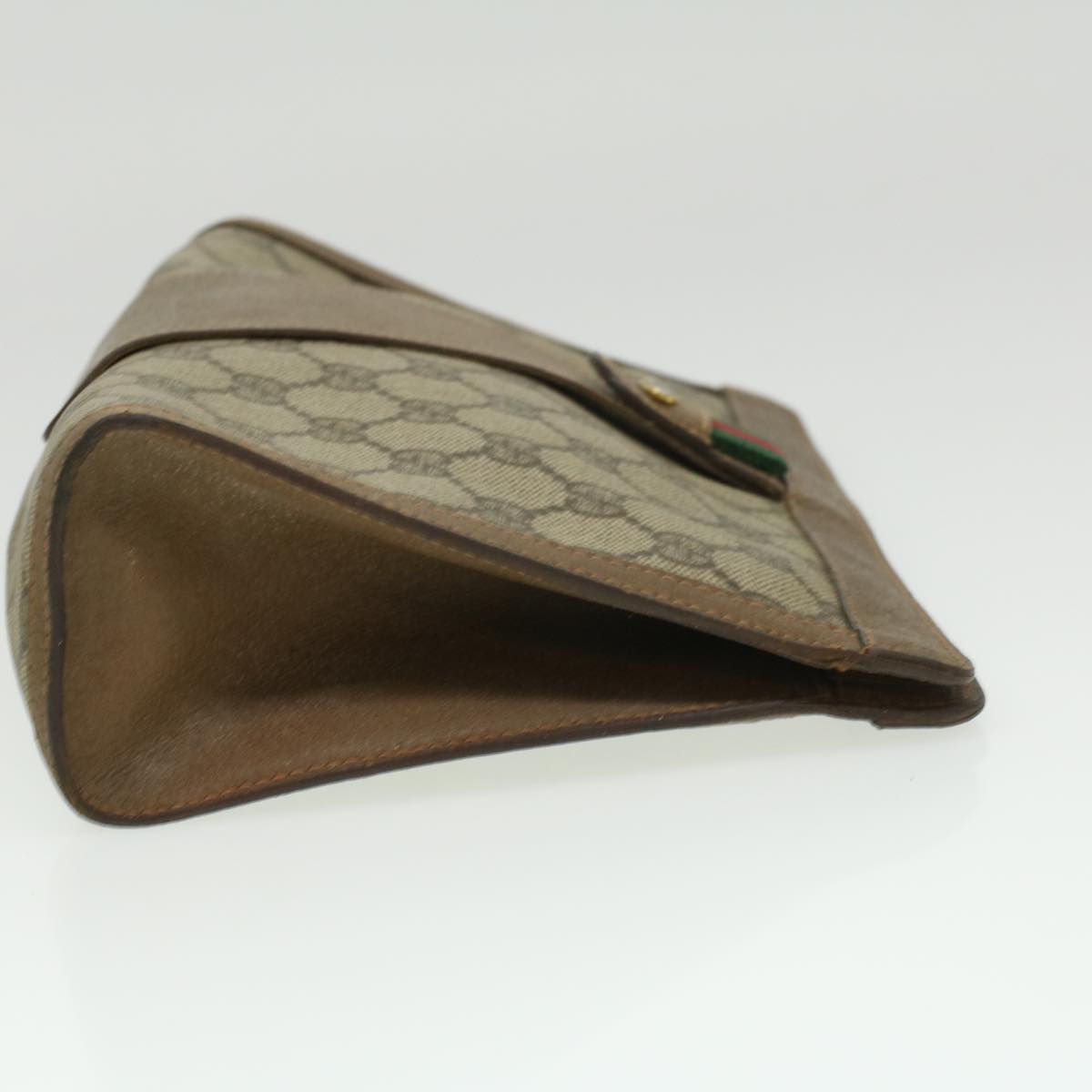 Gucci Leather Canvas Clutch