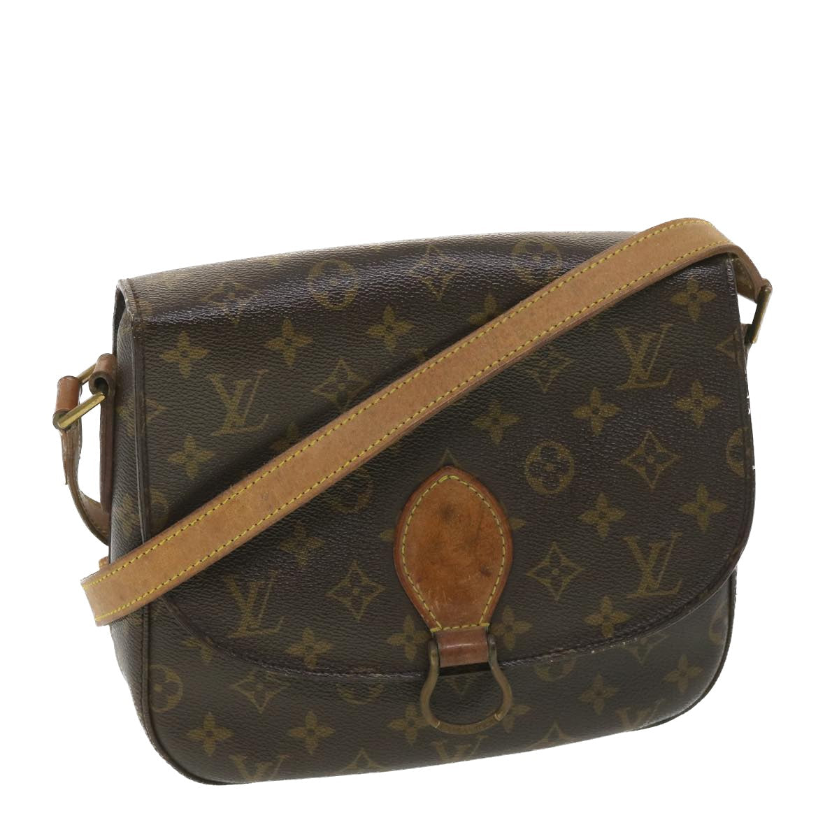 LOUIS VUITTON Monogram Saint Cloud GM Shoulder Bag LV th3476
