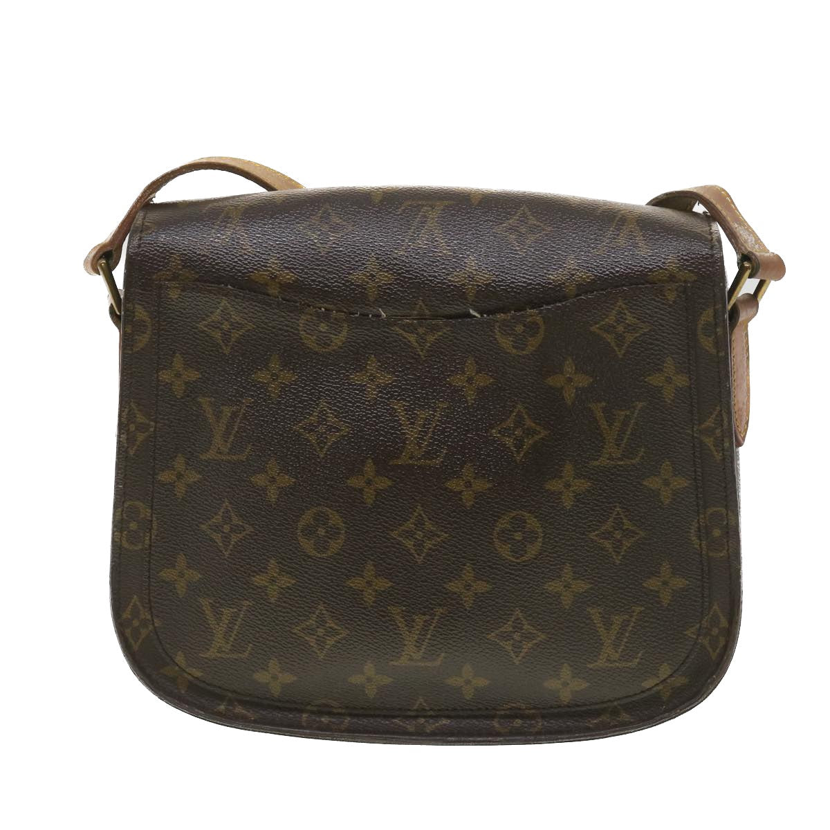 LOUIS VUITTON Monogram Saint Cloud GM Shoulder Bag LV th3476