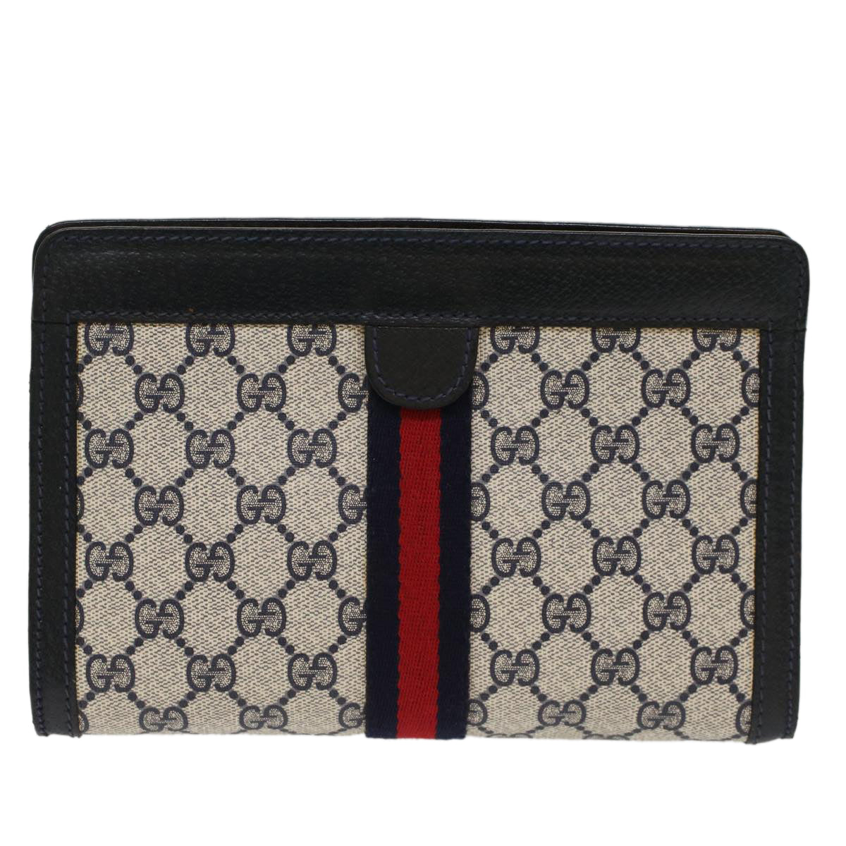 Gucci Leather Canvas Shoulder Bag