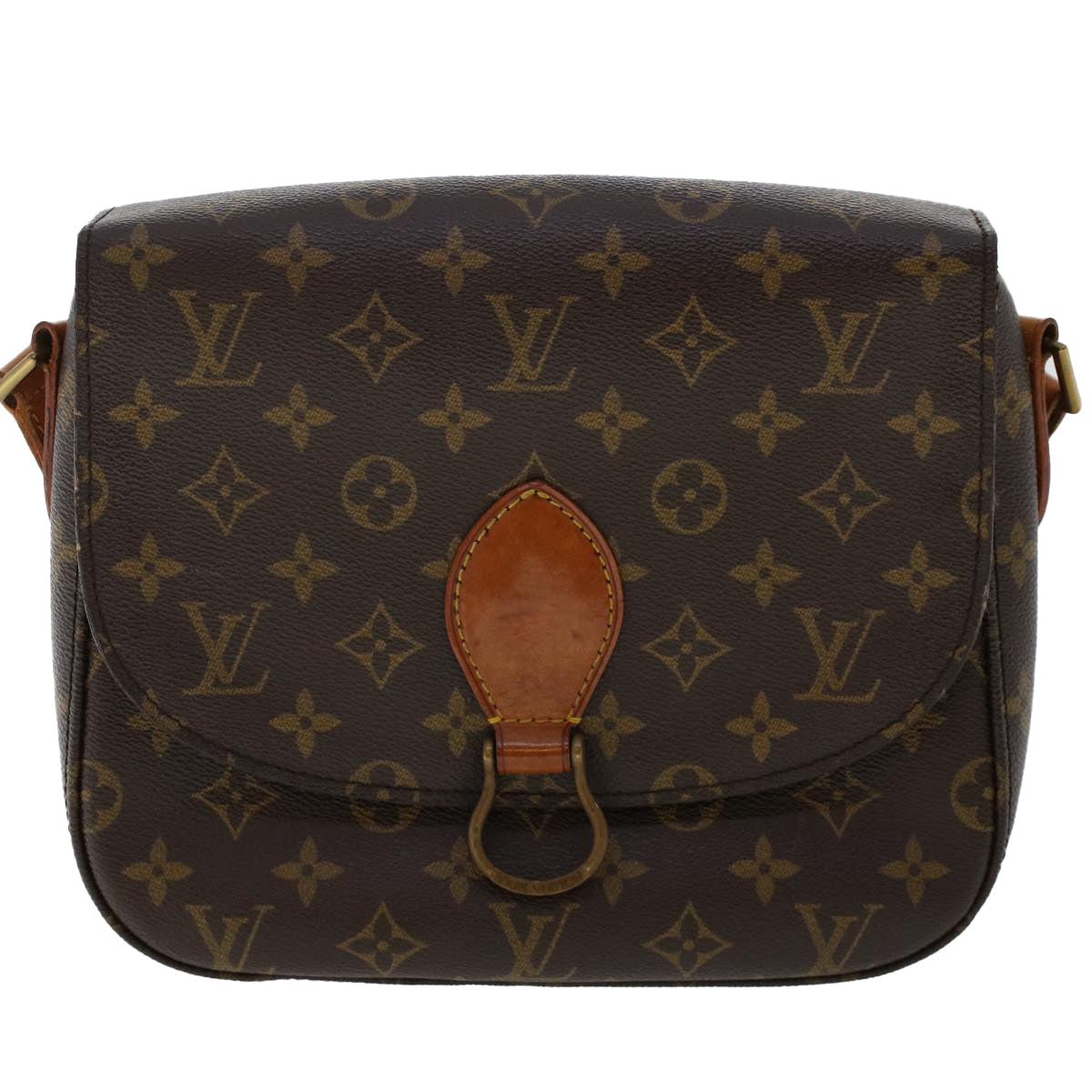 LOUIS VUITTON Monogram Saint Cloud GM Shoulder Bag LV Auth th3856