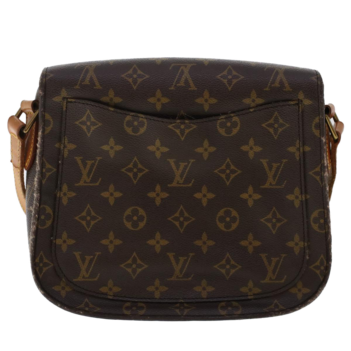 LOUIS VUITTON Monogram Saint Cloud GM Shoulder Bag LV Auth th3856