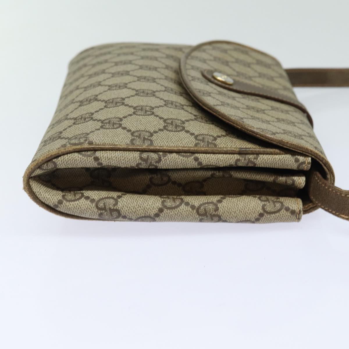 Gucci Leather Canvas Shoulder Bag