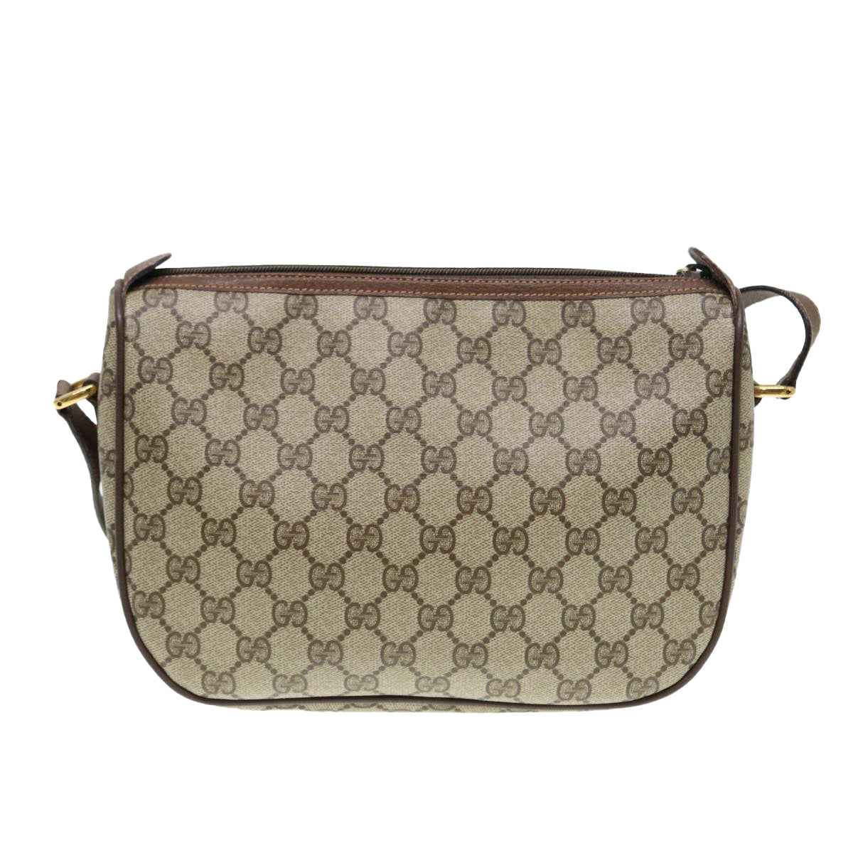 Gucci Leather Canvas Shoulder Bag