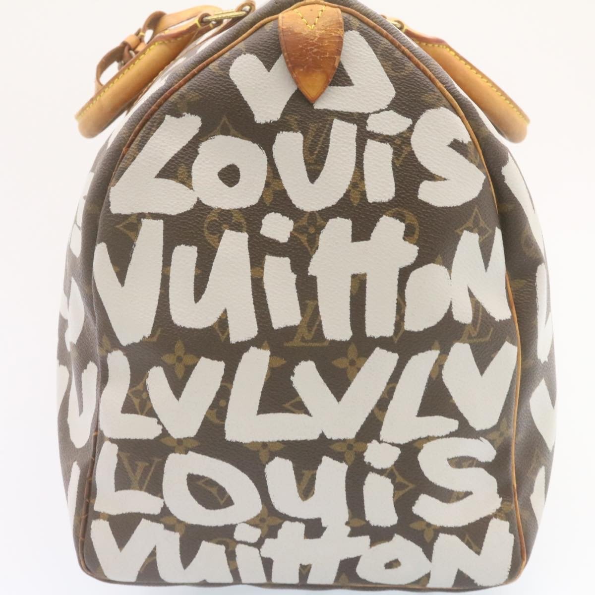LOUIS VUITTON Monogram Graffiti Keepall 50 Boston Bag