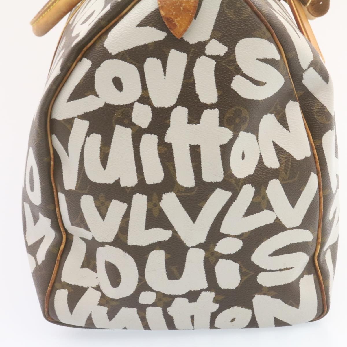 LOUIS VUITTON Monogram Graffiti Keepall 50 Boston Bag