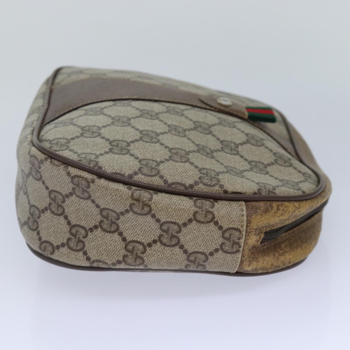 Gucci Leather Canvas Clutch