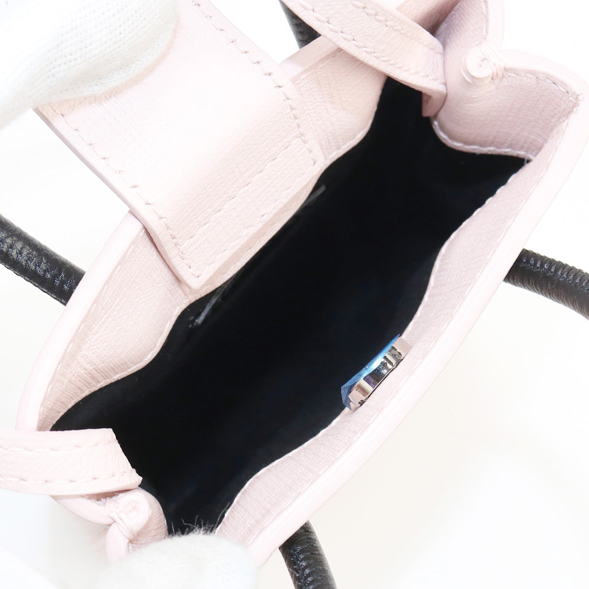 BALENCIAGA 593826 mini shopping bag Diagonal shoulder bag Calfskin pink Women