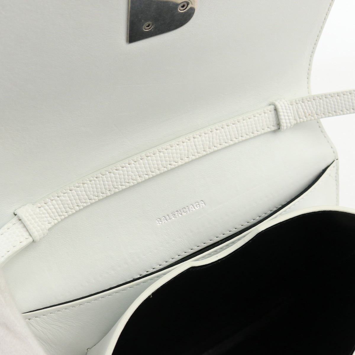 BALENCIAGA 618156 Shoulder Bag Diagonal leather white Women