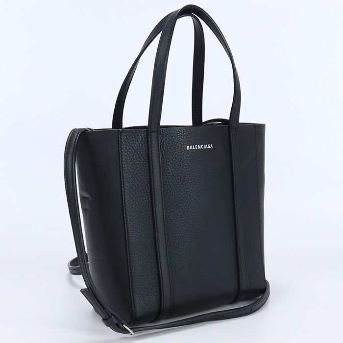 BALENCIAGA 551815 D6W2N 1000 XXS Tote Bag Every day Shoulderbag Calfskin black