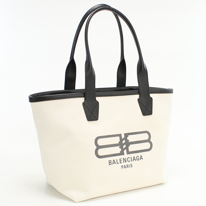 BALENCIAGA 692068 2108S 9260 Small Tote Bag jumbo Tote Bag canvas White unisex