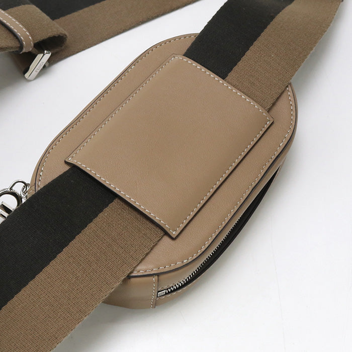 FENDI 8AV416 body bag Olock Crossbody bag leather, Jacquard canvas Women(unisex)